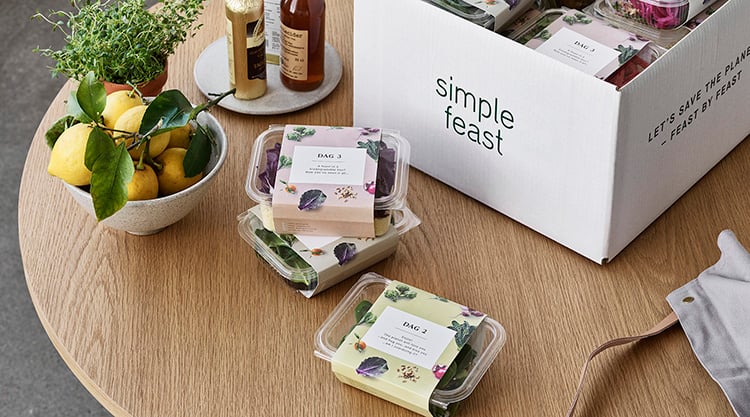 Simple Feast weekly delivery box